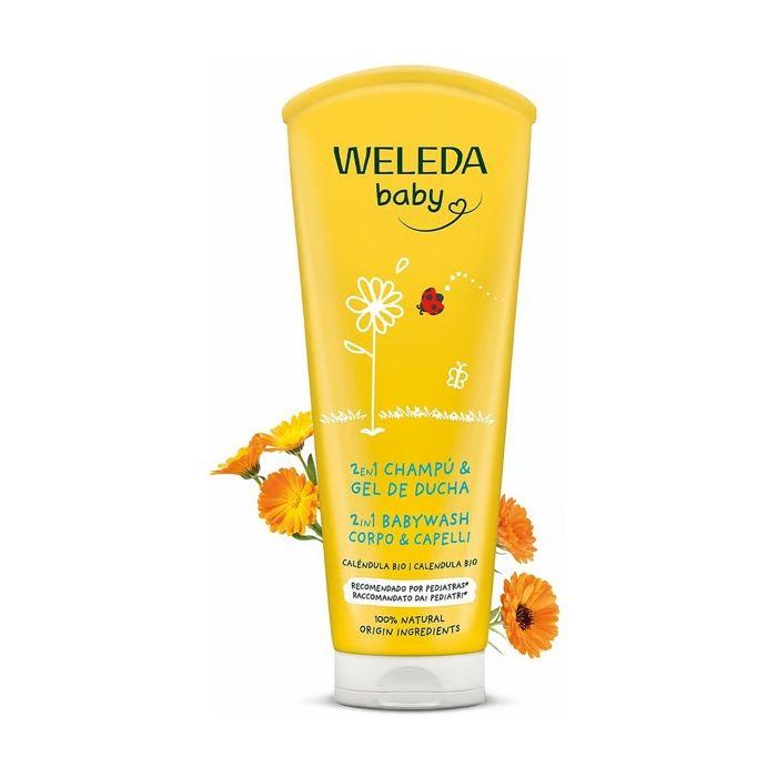 Gel - WELEDA - Calendula Waschlotion & Shampoo - 200 ml - Hypoallergénique - Bébé