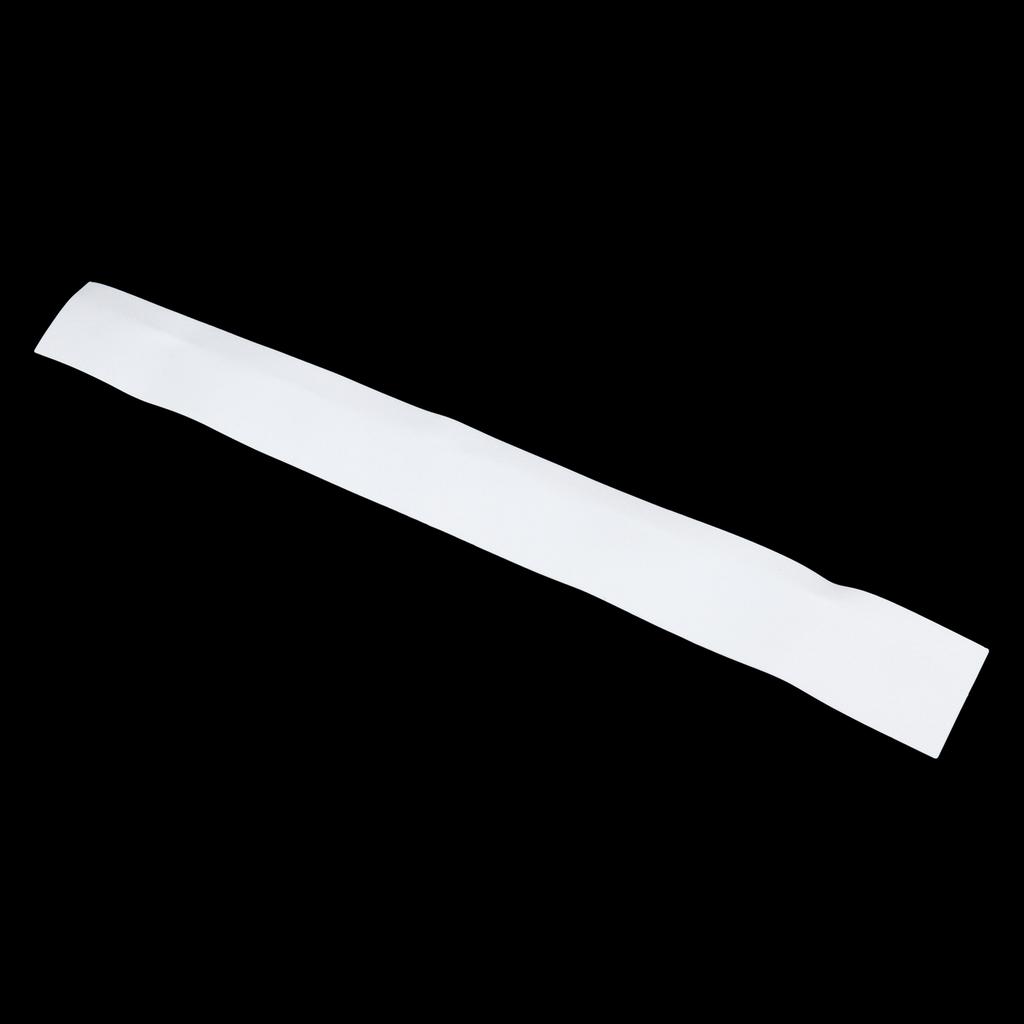 2Pcs Silicone Cooktop   Cover Kitchen OilProofing Sealing Strip for Home Kitchen(White 21in )