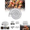 Premium Stainless Steel Round Smoker Tray For Charcoal Barbecue With Versatile Functions