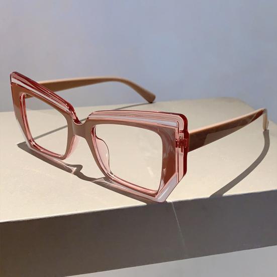Blue Light Blocking Glasses for Men Women Large Frame Square Glasses Anti-Fatigue