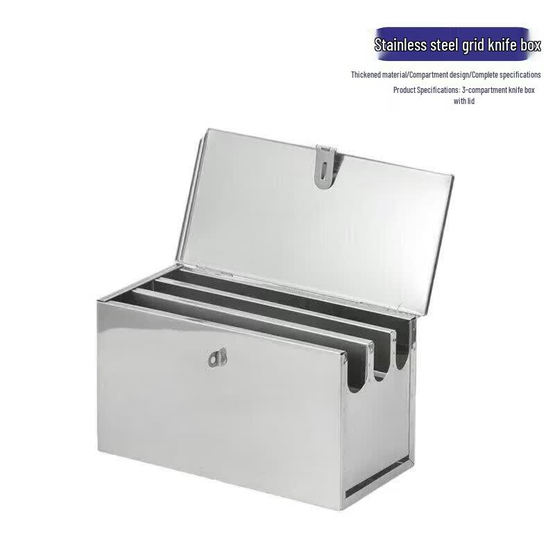 Stainless Steel Kitchen Knife Storage & Cutting Board Rack