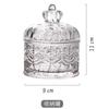 Crown Glass Jar Glass Candy Jar for Necklaces Snacks Hair Accs Jewelry Wedding Jewelry Box Jewelry Storage Case