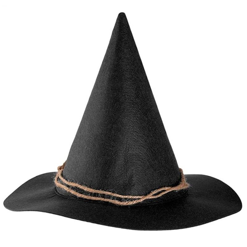 

Halloween Party Witch Hats Party Wide Brimmed Pointed Hat Accessory Unique Witch Hat Conjurer Hat