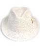 Yunibeosyeolkemiseuteuli Bu Swing Simple White Fedora Summer Hat
