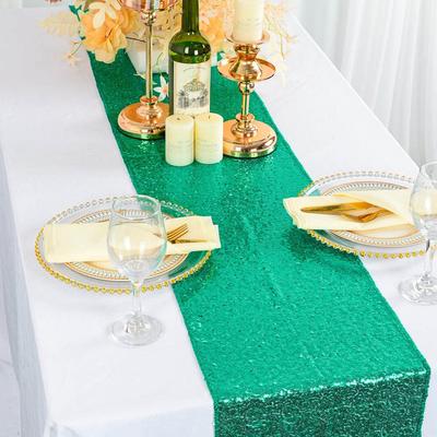 Pailletten Tischläufer 30*180cm Glitzer Tischläufer für Hochzeitsparty Geburtstag Bnaquet Hotel Zuhause Tisch Tisch