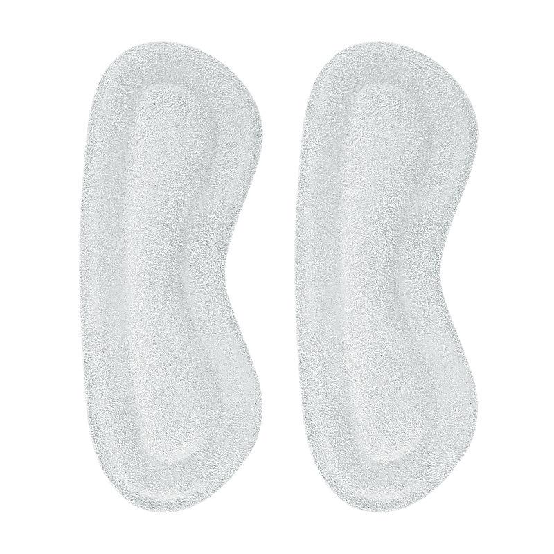 Suede Velvet Heel Stickers: Soft, Anti-Slip, Invisible Pads for High Heels and Sports Shoes, Anti-Rub, Half-Size Adjustment.