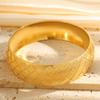 Chinese Style Closed Light Luxury Round Frosted Buddha Light Bracelet Pattern Heritage Jewelry Bracelet