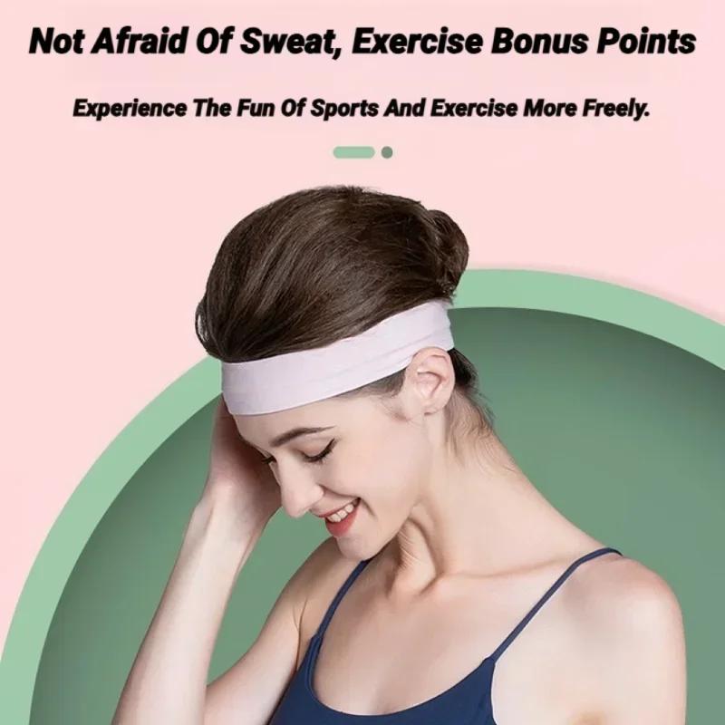 Sports Headband Prevent Slip Moisture Wicking Soft Elastic Men Women Sweatband for Fitness Yoga Running