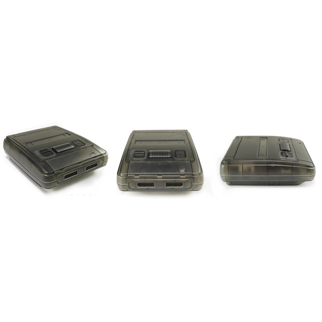 Bitfunx SFC Replacement Case Transparent Shell For Super Famicom Console Super NES Game Console