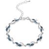 Bracelet Dolphin Charm Jewelry Gift Alloy Women Fashion Dolphin Chain Bracelet for Banquet Party
