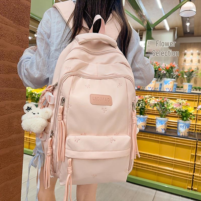 Charming Japanese Style Backpack for Junior High Girls