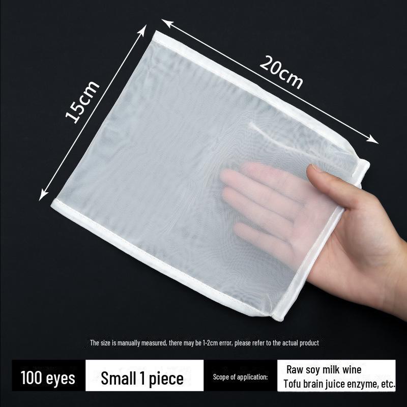 

Фильтр-пакет с ультратонкой овощной начинкой и соевым молоком и воронкообразным соковыжималкой 100 mesh (15*20cm)