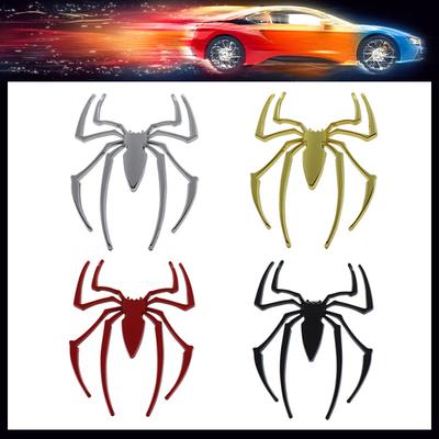 3D Car Styling Spider Shape for Motorcycle Car Fender Side Trunk Nameplate Decal Emblem Badge Sticker