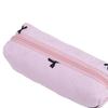 Cute Korean Style Polyester Pencil Bag With Spacious Storage For Students