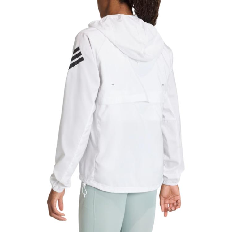 Adidas Running Hooded Zip Long Sleeve Running Jacket Women jackets KQ8072