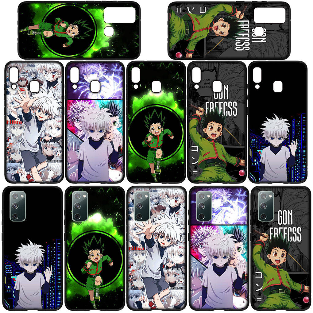 Phone Case for Samsung Galaxy S25 S24 S23 iPhone 16 15 Xiaomi Redmi Note 14 13 12 16E 11 Pro Max OPPO Moto Killua Hunter X Hunter Gon Freecss Cartoon