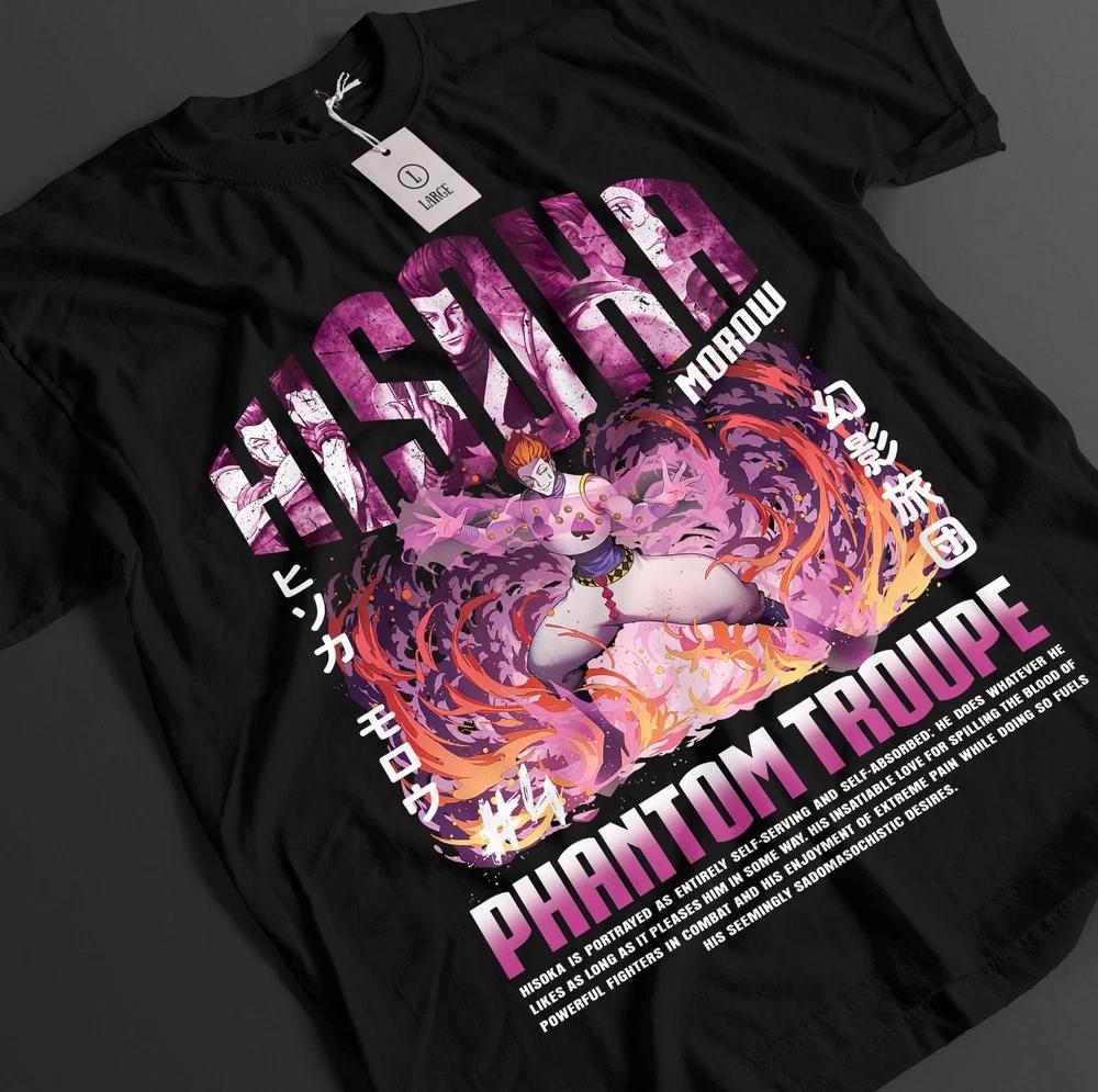 Hunter x Hunter Shirt Hisoka TShirt Gon Killua Top HxH Illumi Anime Unisex Tee S