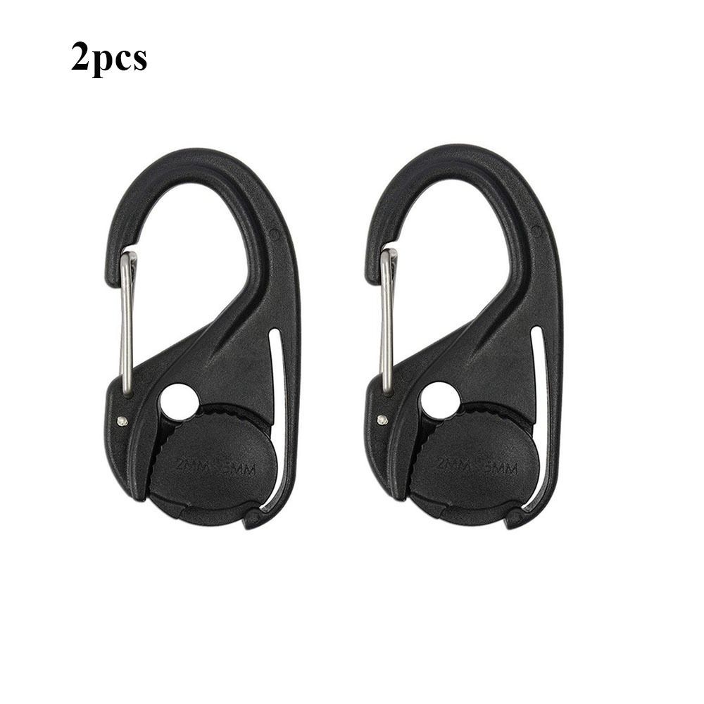 1/2/5pcs Without Knotting Rope Tightener 66*34mm Self-Locking Binding Fixed  Outdoor Tools