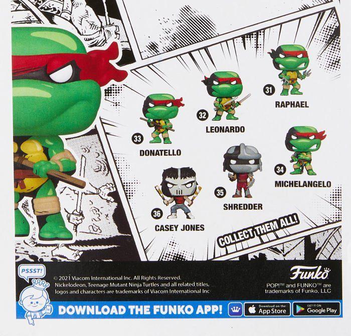 Tmnt - 60648 - Pop Comics Figurine En Vinyle Donatello PX Avec Chase En Noir Et Blanc