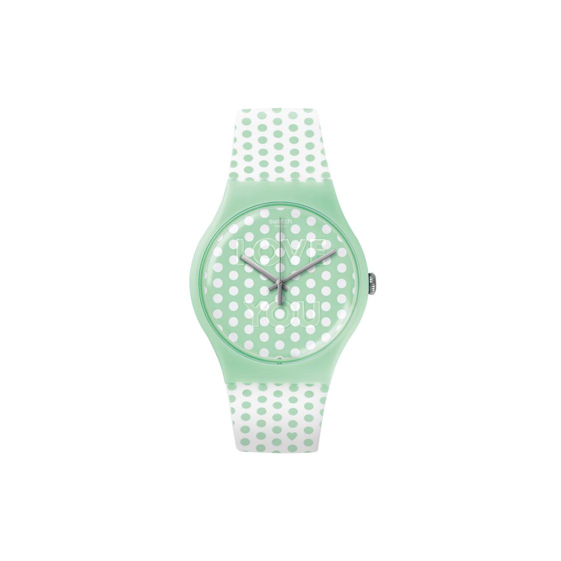 SWATCH Unisex 41mm Green Watch SUOG108 SUOG108 Green