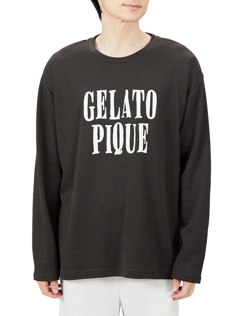 Gelato Pique Homme Fluffy Cut and Sew DGRY L Pullover, PMCT224325, Men's