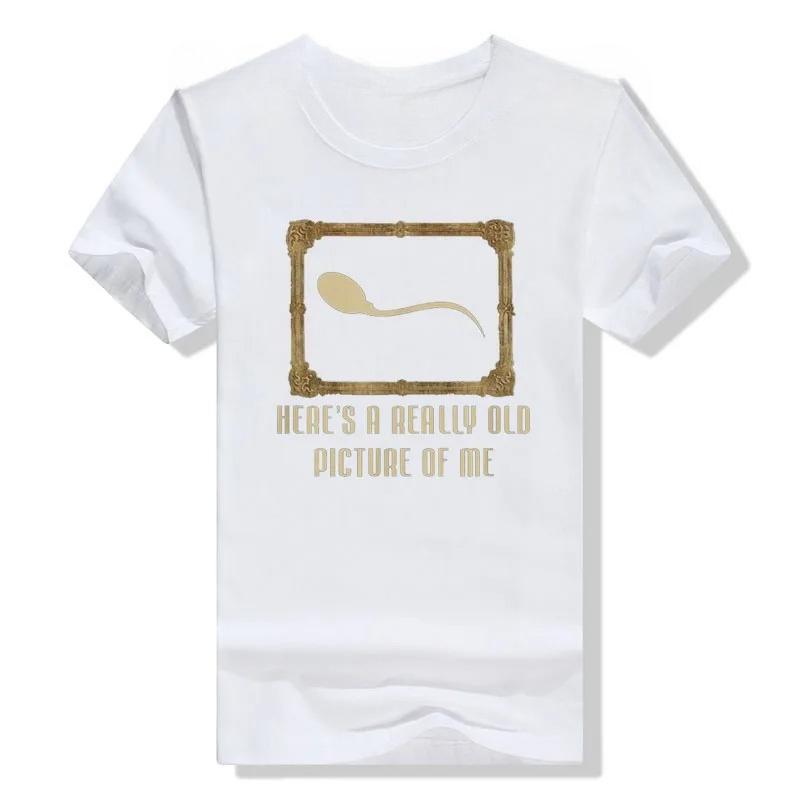 Esta Es Una Foto de Esperma Que Tomé Hace Mucho TiempoCamiseta de Mujer Humorística Divertida de Moda Camiseta de Broma Un Regalo para Mi Esposo