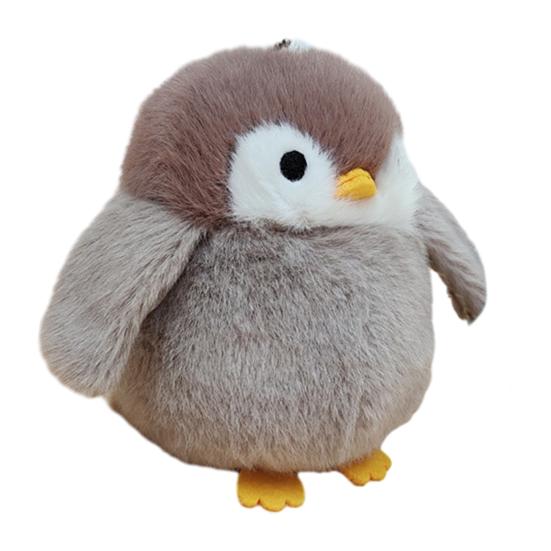 Schattige Vogel Pluche Hanger Zacht Knuffeldier Papegaai Wilde Eend Sleutelhanger Pluche Rugzak Accessoire Cadeau voor Kinderen Vogel Liefhebbers