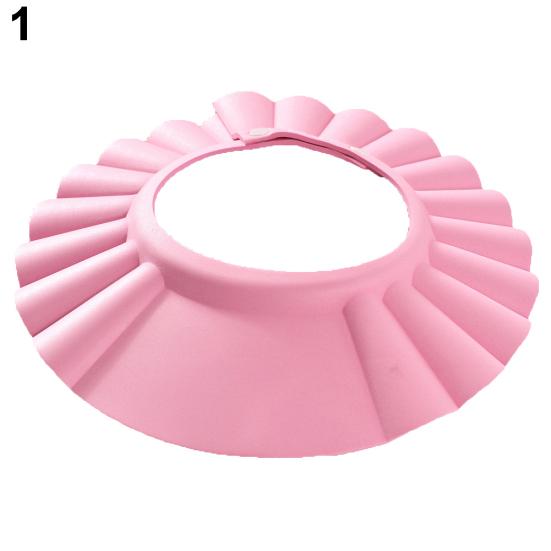 Adjustable Baby Kids Children Shampoo Shield Bathing Shower Wash Hair Cap Hat