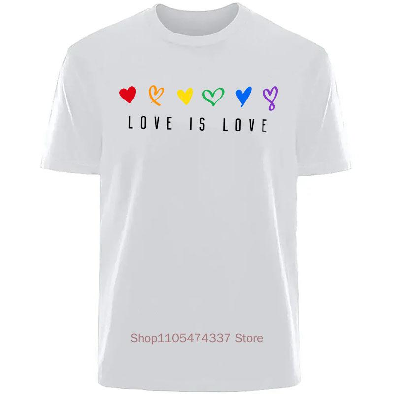 Love Is Love Graphic Print Tshirts For Unisex Unisex Casual Fashion Funny Summer Comfort Tops Crew Neck Short Sleeve Cotton Tees