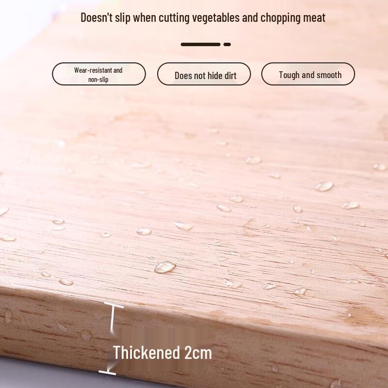 Solid Rubber Wood Cutting Board