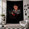 Wall TapestryHorror Movies Art Hanging Cloth Decorative Background Cover for Room Decoration
