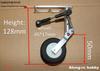 Cang Lang Remote Control Aircraft DIY Parts: Servo Kneeling Shock Absorber with Front/Rear Wheels and Steering Landing Gear Set