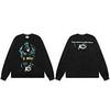 American Trendy Heavyweight Long-Sleeve Men's Autumn/Winter Loose Casual Pure Print Hoodie