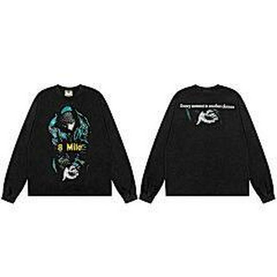 American Trendy Heavyweight Long-Sleeve Men's Autumn/Winter Loose Casual Pure Print Hoodie