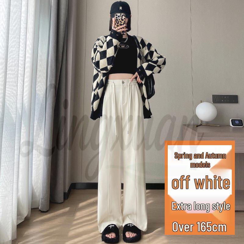 2026 Autumn/Winter Women s High Waist Velvety Thick Corduroy Chenille Wide-Leg Straight-Fit Floor-Length Trousers XX-Large