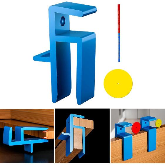 Woodworking & Carpentry Jigs Set Make Scribing Fillers Toe Kicking and Ceiling Scribe for Carpenter Cabinet Installation, 75mm, 4 Pack