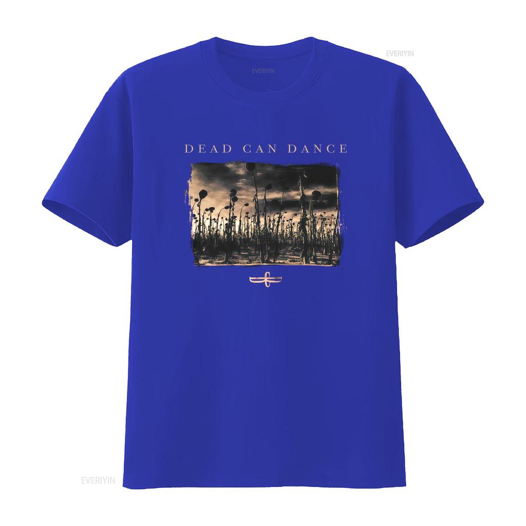 Dead Can Dance Anastasis Copertina Album Stampa Cotone Maglietta Nera S 5XL vintage Lavata Morbida streetwear uomo Leggermente Elastica