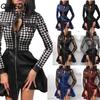 Damenmode Herbst Winter Langarm Freizeitkleider