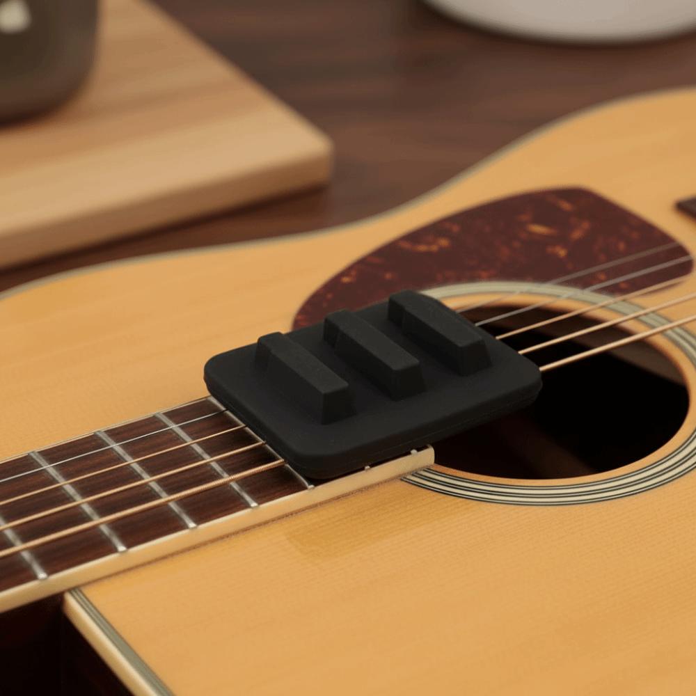 Reusable Guitar String Muffler Anti-Slip Base Noise Reduction Tool  Musical Instruments