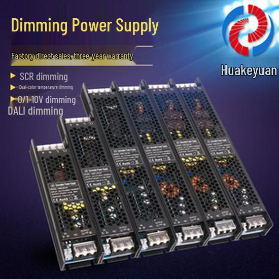 12V/24V Waterproof Power Supply - Long Strip, 60W-350W
