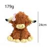 Highland Cow Soft Plush Toy With Pp Cotton For Kids And Decorative Use
