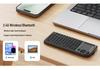 Bluetooth Wireless Dual-Mode Mini Keyboard with 2.4G Connectivity and Laser Light for Mobile Phones and Tablets