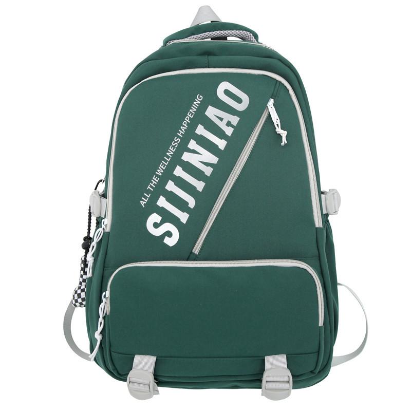 School bag female ins large capacity high school student computer backpack male junior high school student backpack trend manufacturer