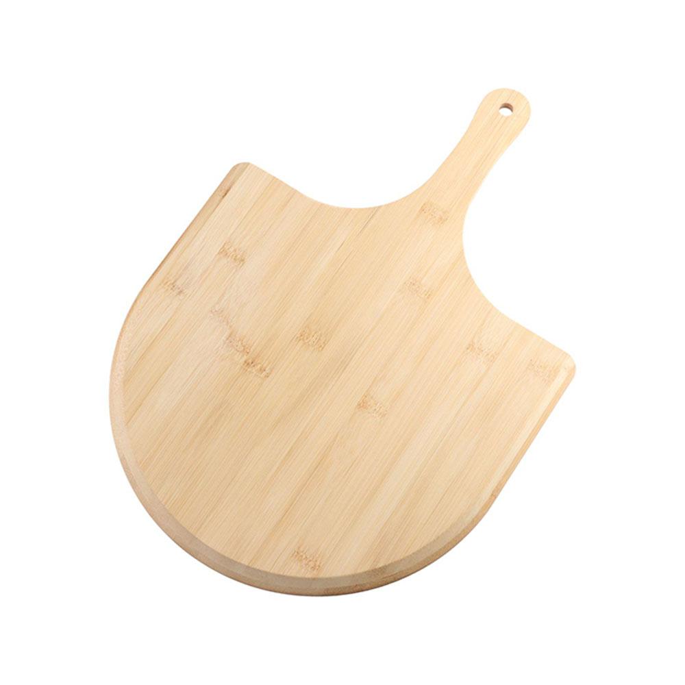 Smooth Long Handle Wooden Pizza Paddle Nonstick Bamboo Pizza Cutting Board Pizza Peel  Baking Tool