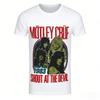 New Motley Crush Metal Rock Band Smoked Street 3D Neutral Tshirt Retro Harajuku American Round Neck Top Mens Wear