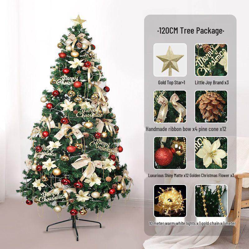 2025 Luminous Christmas Tree Set: 1.5m Tree with 1.2m Ornament Set