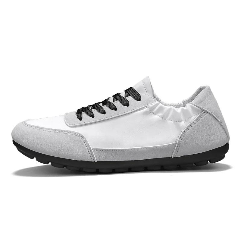 Spring Autumn Casual Flats Mixed Colors Round Toe Shoes For Men Concise Lace Up Sneakers  New Arrival Hot