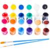 12-Color Waterproof Pigment Set for Kids - DIY Art, Graffiti, and Plaster Painting with 6 Interconnected Pigment Strips