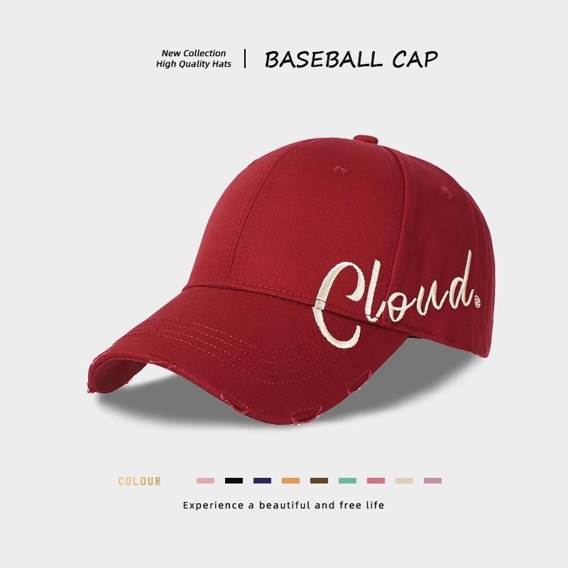 New Baseball Cap Men Wide Brim Letter Embroidery Hard-Top Caps Women Street Dance