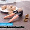 NUSSOX Nutcracker Nut Breaker Nut Opener Nut Tongs Walnuts Hazelnut Wooden Handle